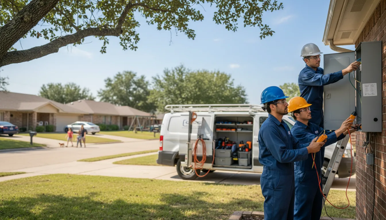 Certified electrician providing emergency electrical services in Big Spring, TX